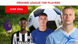 Top 10 players in premier league 2024 | Ranking footballers