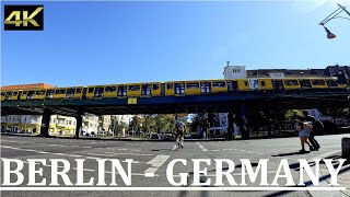 [4K] Berlin Cycling | From Wedding to Friedrichshain | Osloer Str | Schönhauser Allee | Sommer