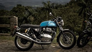 Na Cabeça da Anta Com Uma Royal Enfield Continental GT 650