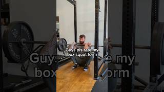 Pls rate my box squat form 1-10 and give technique advice thx