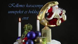 Hungarian  Christmas greetings video card in own language. Copy & Send to your relations