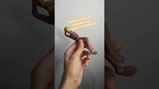 Continuando a Escultura em Biscuit desse Homem Deitado! #biscuit #escultura