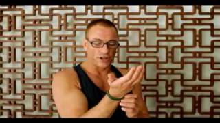 Jean-Claude Van Damme Wears His Wristband With Pride