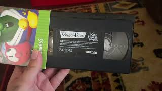 VeggieTales: King George And The Ducky 2000 VHS Side Label 874