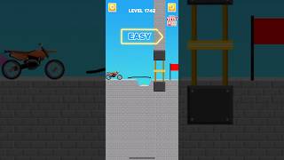 Draw bridge puzzle game level 1742#gaming #drawing #Shorts