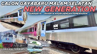 KERETA API GAYA BARU MALAM SELATAN NEW GENERATION‼️ SUDAH ADA? KERETA FULL NGEBUT LIVERY TERBARU KAI