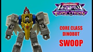 BLIND TRANSFORMATION AND UNBOXING OF TRANSFORMERS LEGACY EVOLUTION CORE CLASS DINOBOT SWOOP