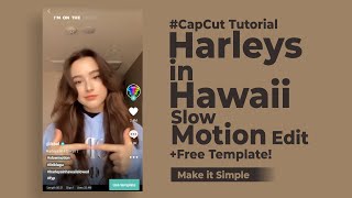 Harleys in Hawaii Slow Motion CapCut Edit & Free Video Template