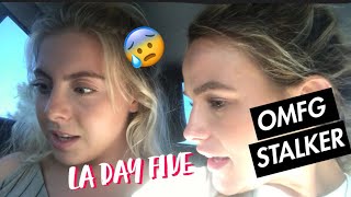 ONLINE STALKER..Not clickbait | LA VLOGS DAY 5 | SYD AND ELL