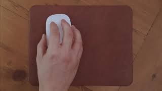 Free 4K Royalty-Free Stock Video: Hand using white wireless mouse from above