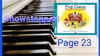 Showstopper - Piano - Alfred's Basic Piano Library Prep Course For The Young Beginner  Level B