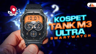 KOSPET TANK M3 Ultra Smartwatch Dual-GPS Smartwatch Review 🔥