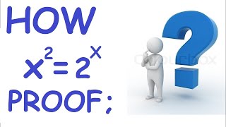 HOW x^2=2^x.