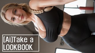 헬스장에서 운동 중!! Workout at the gym l 운동복 룩북  천사같은  Real Ai  Lookbook #lookbook #룩북 #레깅스 #leggings