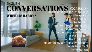 English Conversations, Around the House, Vocabulary, Grammar, Pronunciation