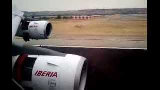 A 340 -300 Landing in Madrid MAD from Rio GIG