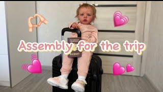 VLOG сборка вещей в поездку с реборном/Влог с реборном/Packing things for a trip with reborn💗☺️