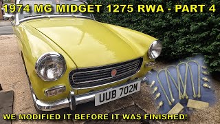 1974 MG Midget 1275 - Part 4 - Modifications and Plans