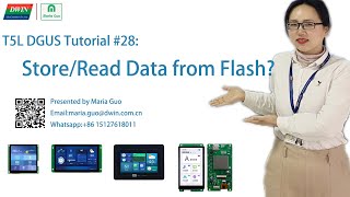 DWIN T5L DGUS Tutorial #28: Read/Write data from/to Nor Flash?