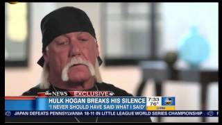 HULK HOGAN BREAKS SILENCE:"I never should've said what I said" INTERVIEW