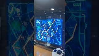 Synchronized Holograms create a futuristic Display