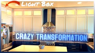 Building Upper Glass Door Cabinets with LIGHTS