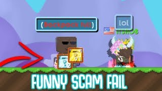 FUNNIEST SCAM FAIL EVER! Top 3 scam fails 2018 - GrowTopia