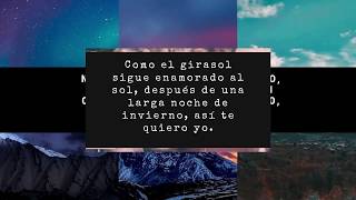 Asi te quiero yo - Poema