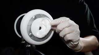 ASMR Ear Massage with Vaseline × Latex Gloves / 3Dio (No Talking)