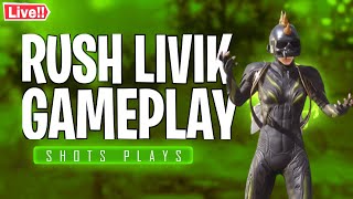 SHOTS PUBGM LIVIK GAMEPLAY Live Stream -DESTROYING SQUADS- PUBG MOBILE