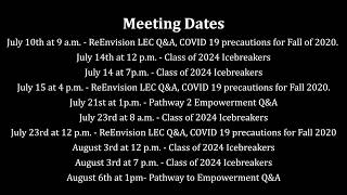 Join LEC for Our Summer Zoom Meetings!