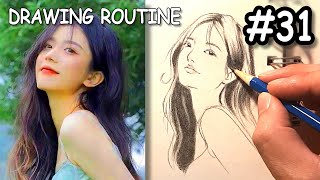 Journey Continues! Mastering the Loomis Method - Drawing Routine #31