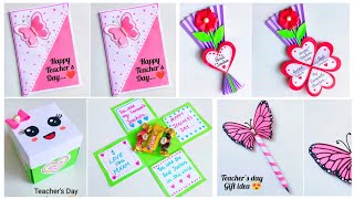 Last minute Teacher's Day Gift ideas easy / teachers day Explosion box easy / 4 handmade gifts