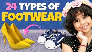 Footwear 👠Vocabulary | Kids English Practice | Adi Keshari Connection