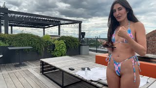 Bikini Poolside Babe! 🌈🍑💦