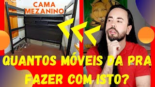 Ideias de como fazer móveis novos de uma cama mezanino velha | Casa Dozoto DIY  | #decoração #DIY