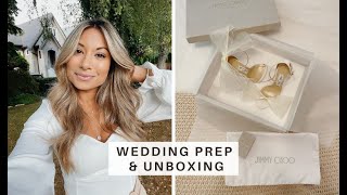 PRE-WEDDING BEAUTY  PREP + JIMMY CHOO WEDDING SHOES UNBOXING