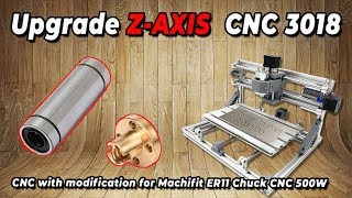 UPGRADE Z-AXIS CNC 3018 to improve stability at low cost