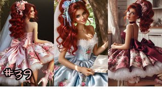 Pretty Satin Dresses with Big Petticoats and Silky Bows