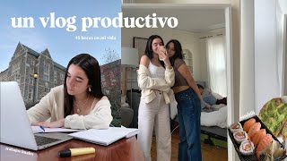 Un vlog productivo (48h conmigo) | Erasmus a Boston 🇺🇸