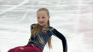 Alena Polkovnikova 2024 LAFSC Showcase For Skaters first place