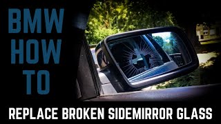 Replace Side Mirror Glass BMW E60 How To video