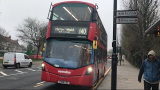 London Bus Route 140 to Harrow Weald Bus Garage