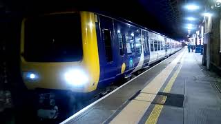 323232 Plays its Motor tones departing Crewe for Manchester Nov 2023