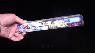 Bengalische Handfackel Blau (4 /6) - WECO FEUERWERK - Kat. 1 Bengalo