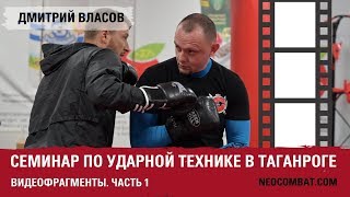 ДМИТРИЙ ВЛАСОВ: семинар по ударной технике в Таганроге. Видеофрагменты.