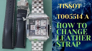 How to Replace a Leather Strap Tissot automatic watch T005514 A