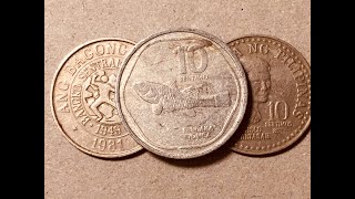 1987 Philippines - Fish 10 Sentimo - Error Coin -  Pilipinas - FAO - Aluminum