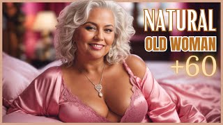 Natural Older Women OVER 60💄 Fashion Tips Review Part 105