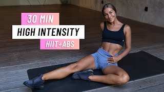 30 MIN CARDIO HIIT + ABS Workout - Flat Belly at Home